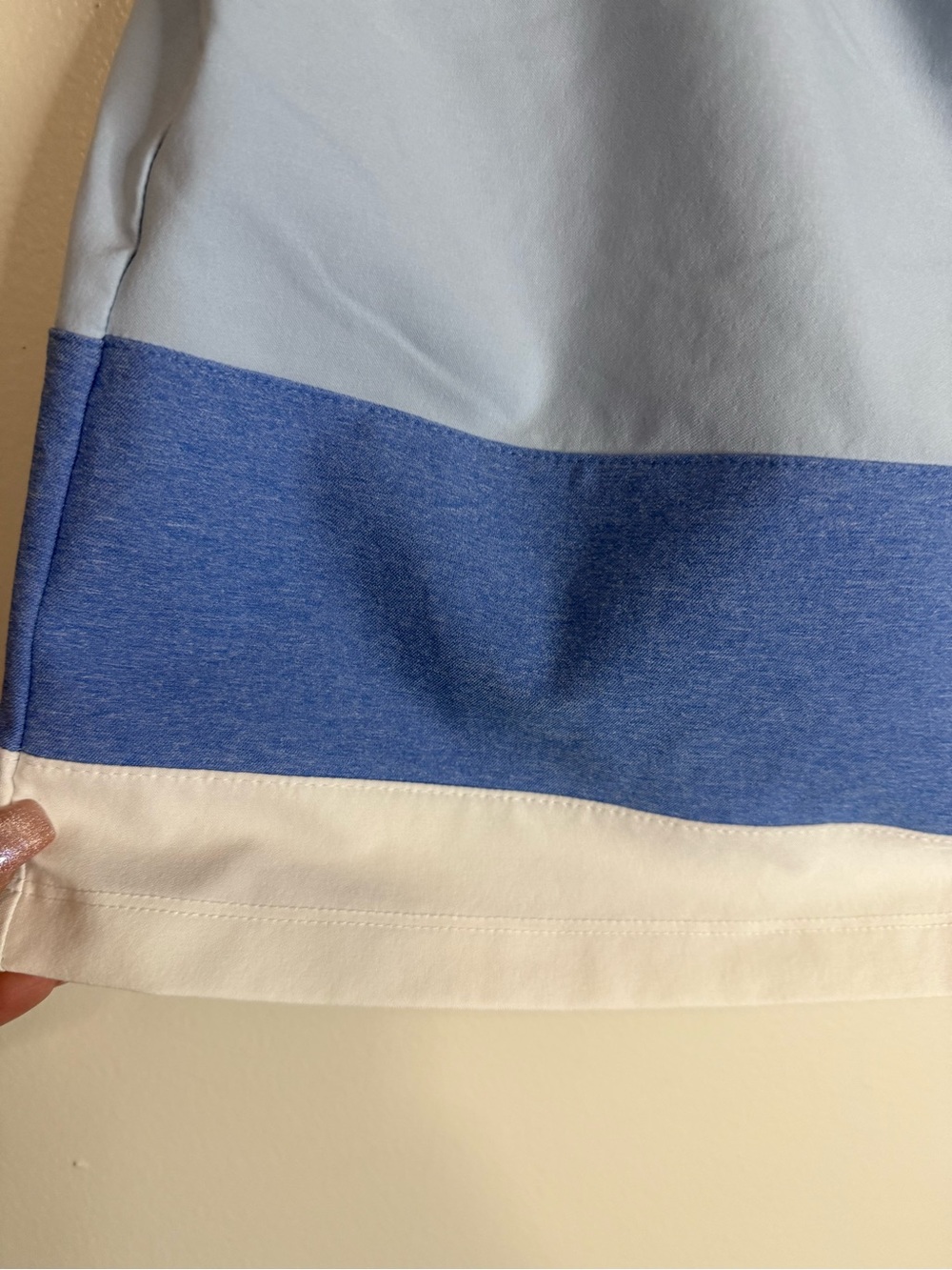 adidas Light Blue Athletic Skort with Royal Blue and White Bands in size XL - Picture 4 of 12